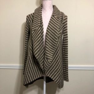 Lineamaglia striped open front cardigan
